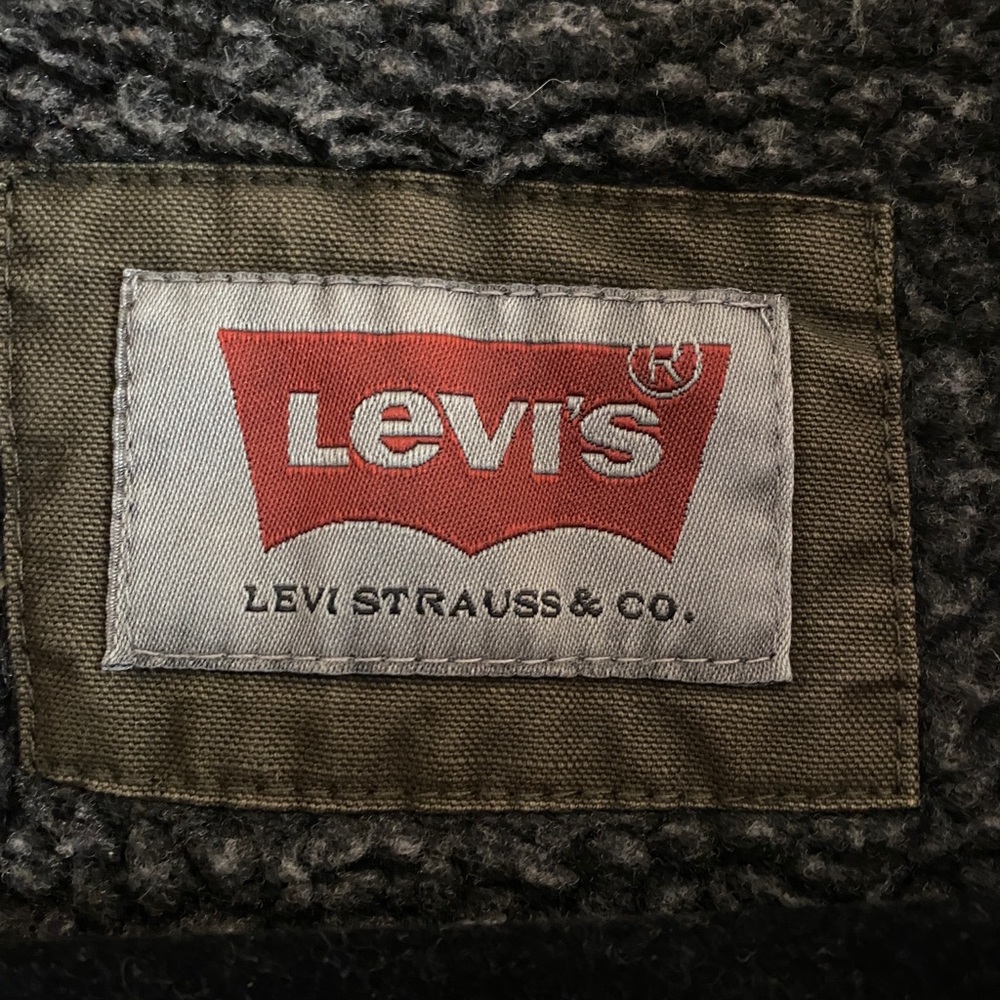 Levi’s Green StandCollar Military Jacket Gem